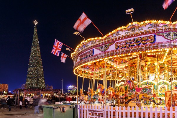 ▲英国伦敦圣诞市集，玩疯海德公园，体验绅士风温馨佳节。（图／巨大提供）