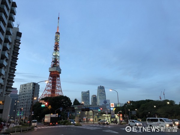 ▲iPhone 8开箱初试,东京铁塔。（图／记者洪圣壹摄）