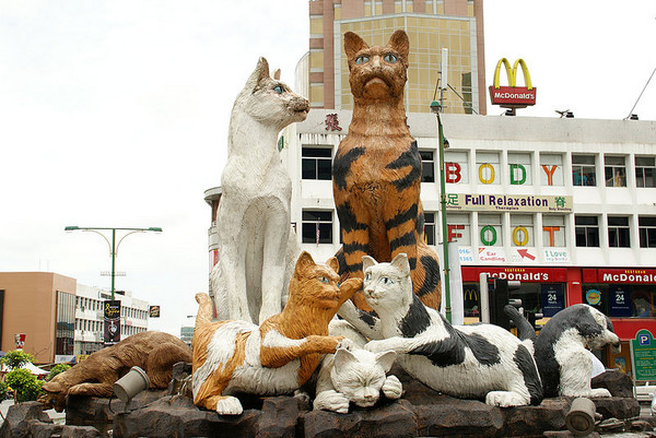 ▲马来西亚猫城古晋。（图／维基百科sarawakborneotour）