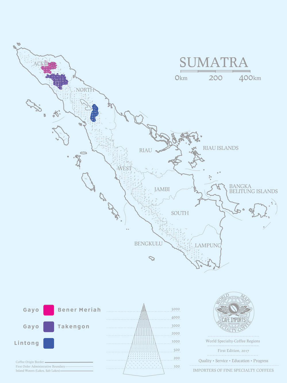 印尼苏门答腊岛地图